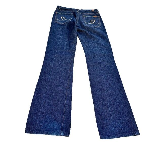 Seven 7 Denim Jeans Women Boot Cut Blue 100% Cotton Size 32 (Tag 29) - Picture 8 of 13